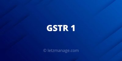GSTR 1