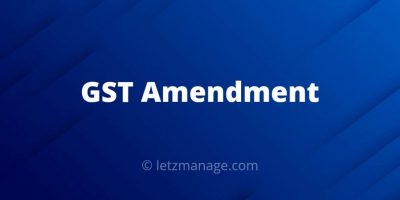 GST Amendment